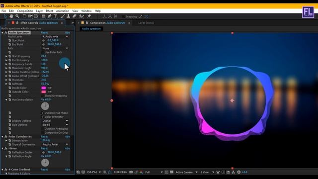 After Effects Tutorial: Audio Spectrum Effect In After Effects - No Plugin