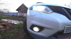 Замена ламп на NISSAN X-TRAIL T32 - Что лучше LED или Галоген ? - LED vs HALOGEN