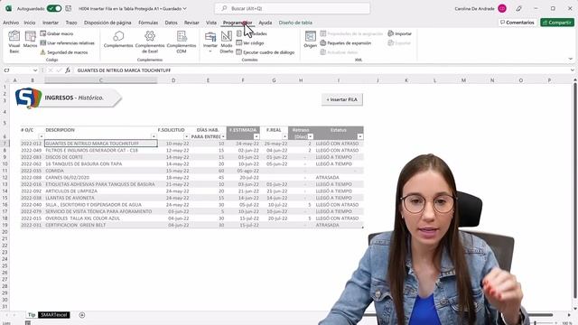 ? PROTEGE tu archivo EXCEL pero ✅PERMITIENDO INSERTAR filas en la tabla. смотреть онлайн