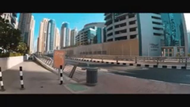 Дорога на пляж JBR. Дубай Марина. Пешком по жаре! смотреть онлайн