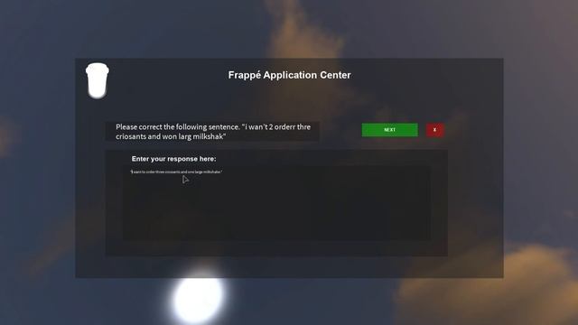 APPLYING TO BE A TRAINEE AT FRAPPE | Roblox | SimplyMythed | смотреть онлайн