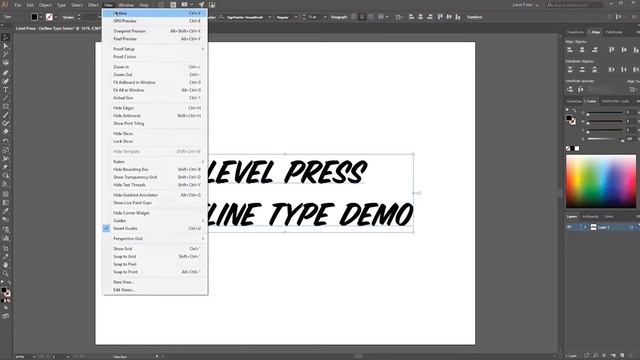 How to Outline Fonts in Illustrator for T-Shirt Printing Graphics смотреть онлайн