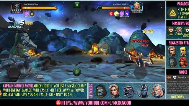 MCOC: Act 7.3.5 - Paradox, Power Reserve, Entropic Generator & Quantum Invasion - Elsa Bloodstone смотреть онлайн