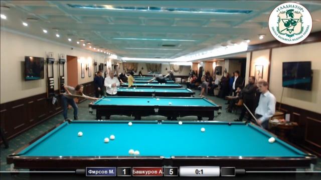 Открытый Кубок "Карамболь" 2015. Фирсов М. - Башкуров А. смотреть онлайн
