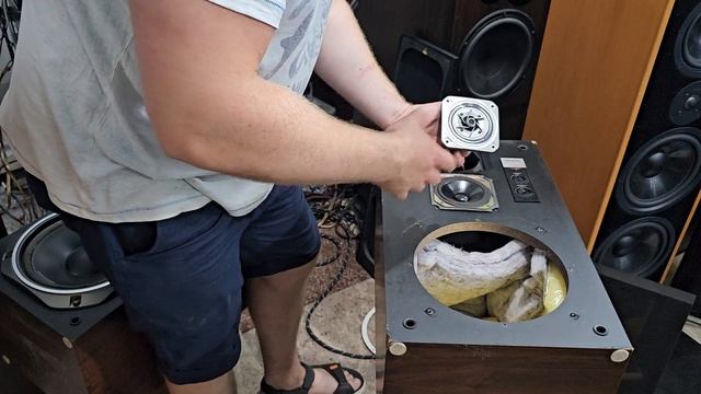Onkyo sc 601 огляд. Look inside. заміна підвісу ППУ ремонт динаміка. Repair foam. part 1 смотреть онлайн