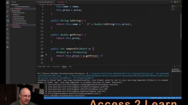 Java Data Structures - Module 06 Priority Queues Part 2