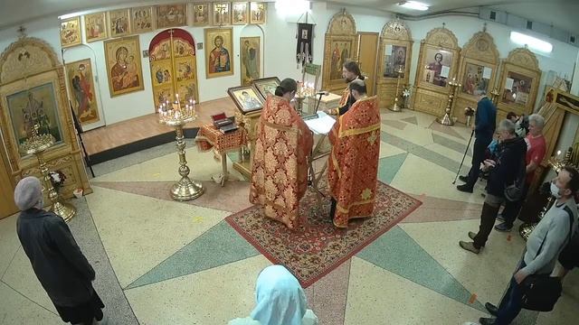 Акафист Спиридону Тримифунскому в Храме во имя Святых Целителей Космы и Дамиана 17.05.2020 смотреть онлайн