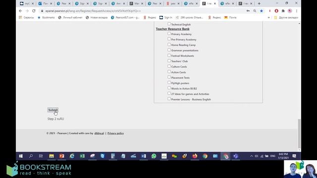Bookstream Pearson ePanel смотреть онлайн