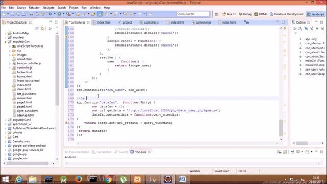 AngularJS Tutorial(Shopping Cart).Video 12.Create Modal Login Page смотреть онлайн