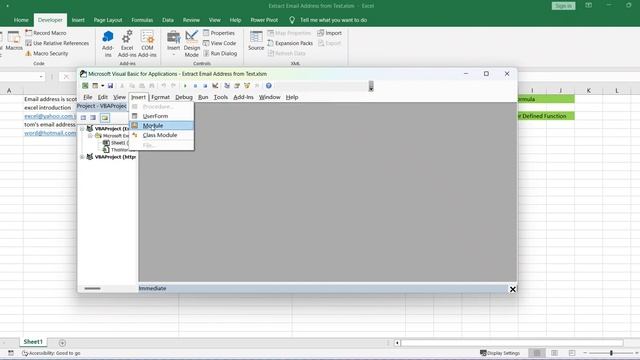 How to Extract Email Address from Text in Excel смотреть онлайн