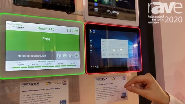 ISE 2020: ProDVX Europe Demos Its APPC-10SLBW 10-Inch Integrated Meeting Room Touch Screen Displays смотреть онлайн