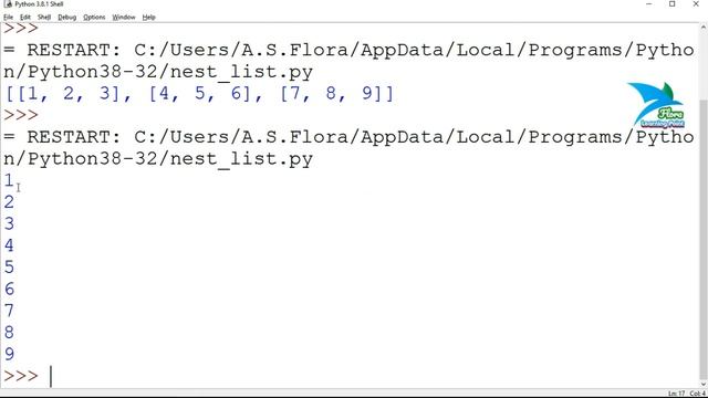 Unit 2 II Chapter 9 II Working with Lists in Python II Nested Lists II Part 5 смотреть онлайн