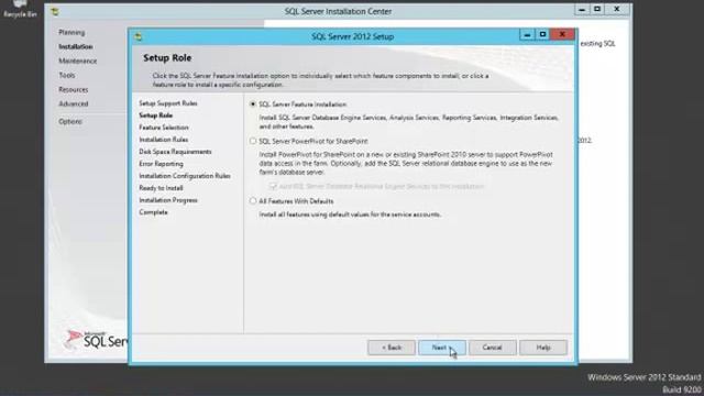 Instalar SQL 2012 SP1 para System Center Configuration Manager 2012 смотреть онлайн