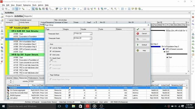 How to Set Schedule for Print in Primavera P6.. смотреть онлайн