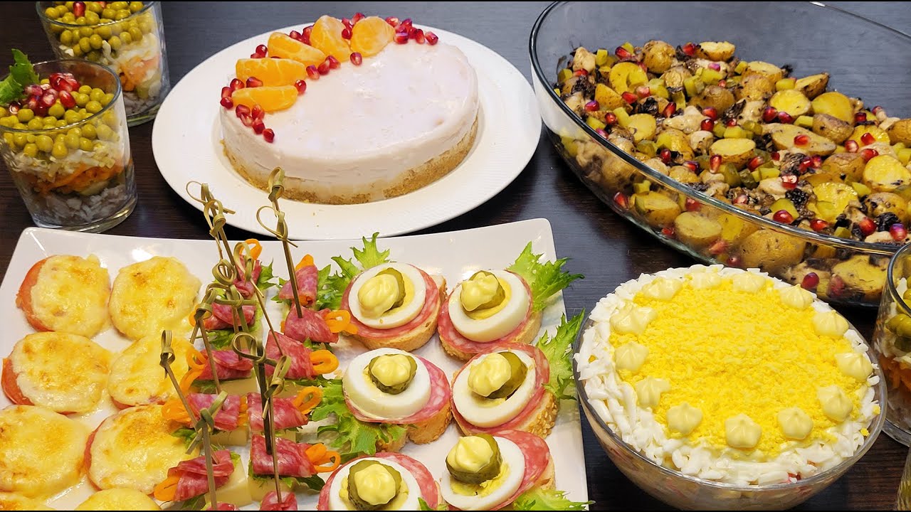 МЕНЮ на НОВЫЙ ГОД 2023 за 1800 рублей! БЮДЖЕТНЫЙ НОВОГОДНИЙ СТОЛ 2023 который готовится ОЧЕНЬ Просто смотреть онлайн