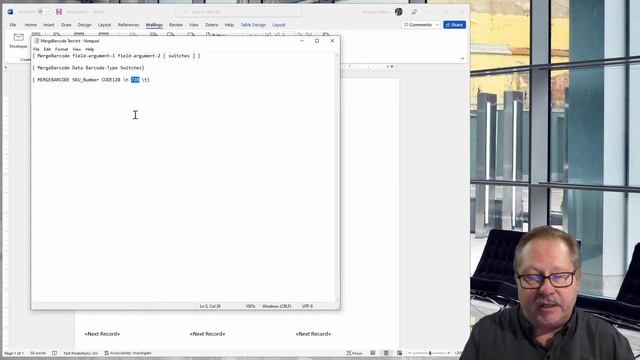 Creating Barcode Labels with Microsoft Word Mail Merge смотреть онлайн