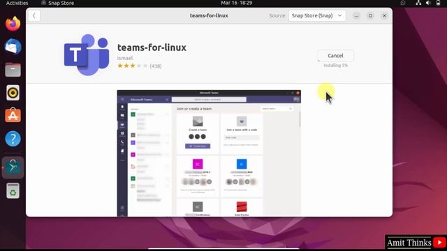 How to install Microsoft Teams on Ubuntu | Complete Installation | Amit Thinks смотреть онлайн