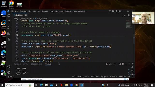 Python Demo: Using the XKCD API and a brief introduction to a TKinter Interface смотреть онлайн