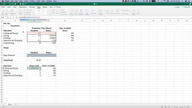 Linear Optimization Models – Maximization Example in Excel смотреть онлайн
