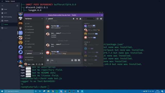 Hoe installeer je een NodeJS Discord bot op een VPS? | Services op Ubuntu смотреть онлайн