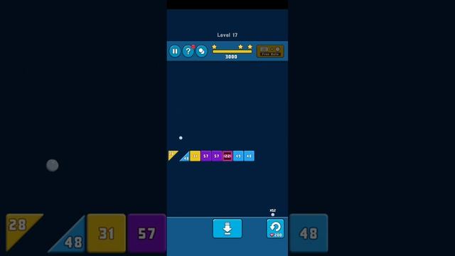 BRICKS VS BALLS BREAKER PLAY GAMES ???? LEVEL-17 #balls #t #games смотреть онлайн