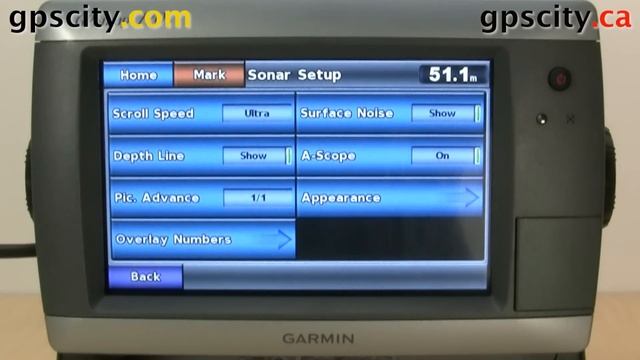 Sonar Settings in the Garmin GPSMap 720S Marine GPS смотреть онлайн