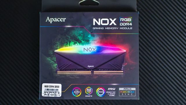 Обзор Apacer NOX 3200 2х8 ГБ. Оперативка с RGB смотреть онлайн