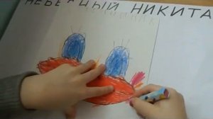 Страусята рисование в средней группе