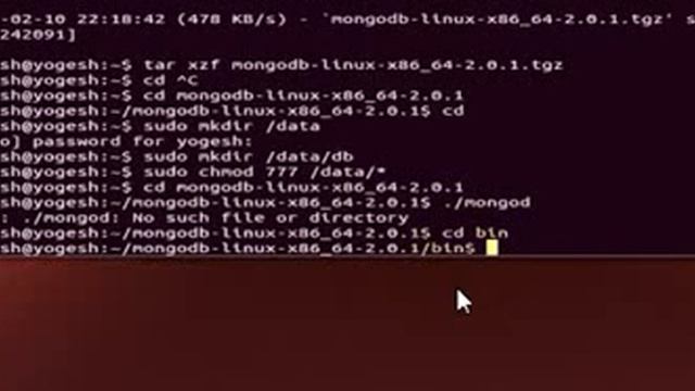 Install MongoDB on Ubuntu смотреть онлайн