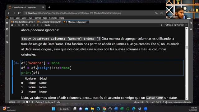 CURSO INTRODUCCION DE PYTHON EN CIENCIA DE DATOS Día 3 Dr JOSE AUGUSTO BENAVIDES ARANCIBIA Ph D смотреть онлайн