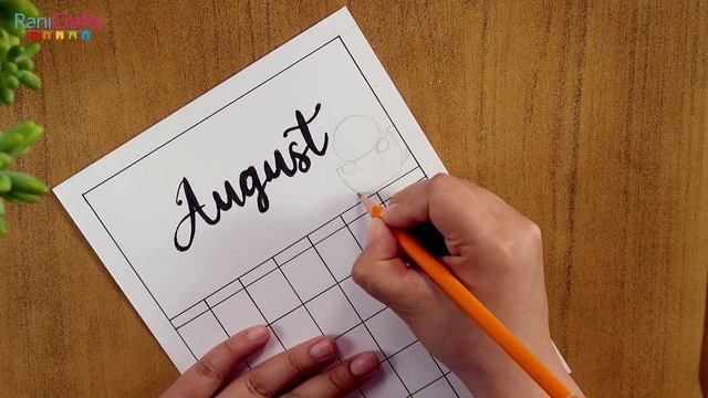 DIY - AUGUST CALENDAR - BULLET JOURNAL, DECORATION, ORGANIZATION. смотреть онлайн