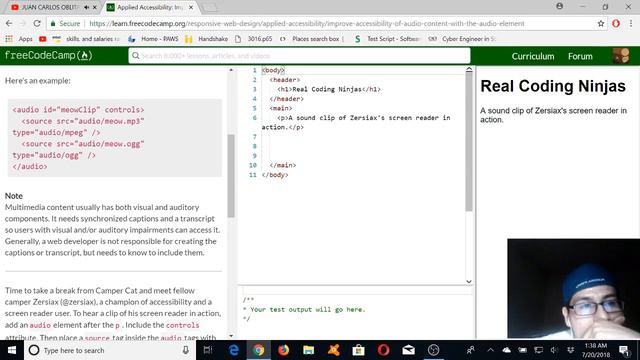 Freecodecamp CSS part #4 смотреть онлайн