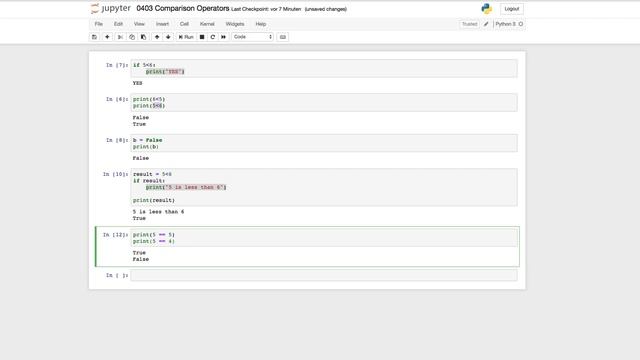 #13 Python Tutorial for Absolute Beginners - Comparison Operators смотреть онлайн