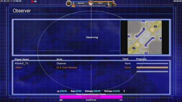 More Live Command & Conquer Zero Hour Action 15 GMT -MamoO v Affan^ 1v1 Beginner/Low Semi Tourney смотреть онлайн