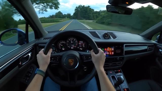 2022 Porsche Macan S - POV Evening Drive Binaural Audio