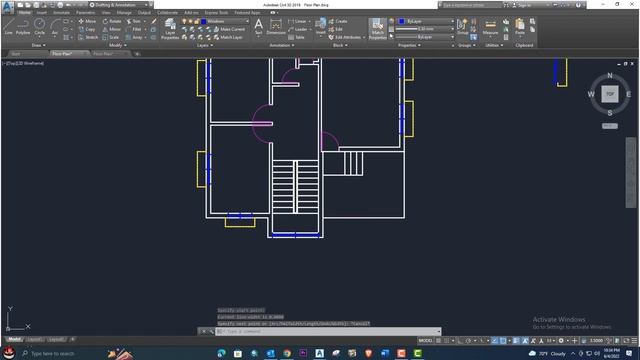 Making a Complete Floor Plan in AutoCAD: Part 1 of 4 смотреть онлайн
