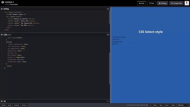 How to customize with CSS select options - HTML CSS tutorial смотреть онлайн
