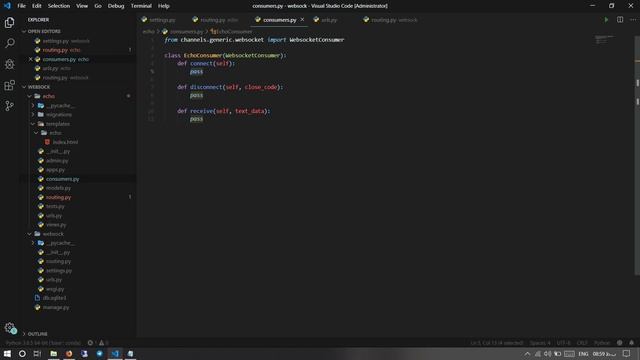 ۰۵ - سوکت نویسی با جنگو چنلز - ساخت یک سرور بازگرداننده متنی смотреть онлайн