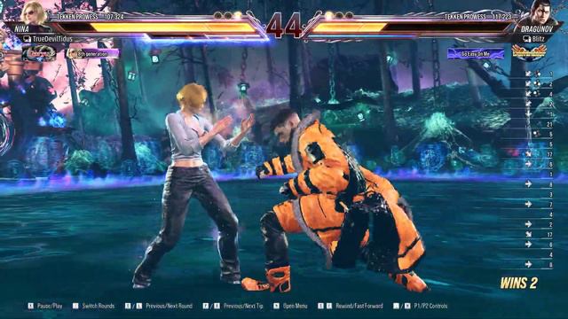 Tekken 8 TDT Nina vs very Strong Dragunov смотреть онлайн