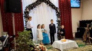 Рождественская сценка воскресной школы ц.«Святая Троица» 07.01.2021