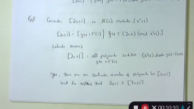22 Math 3163 Section 5 1 Congruence in Fx and Congruence classes смотреть онлайн