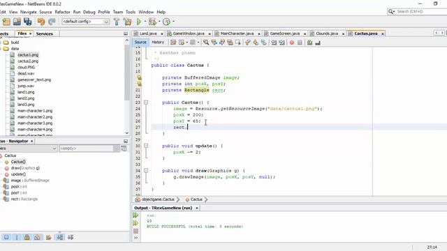 Chrome offline game Java programming tutorial - #10 смотреть онлайн