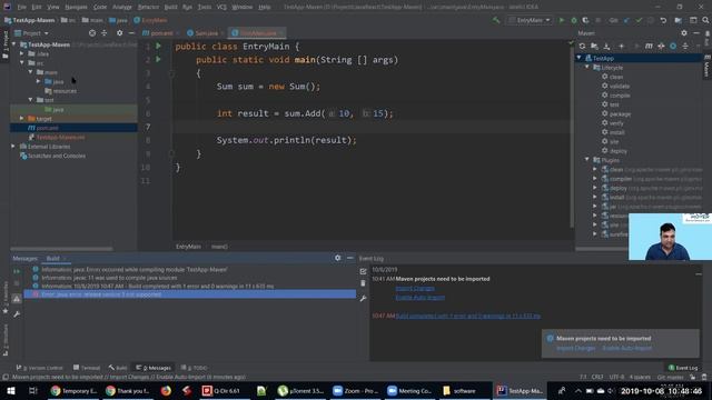How to: Install IntelliJ, using Maven to build Java command line, Junit Unit Testing смотреть онлайн