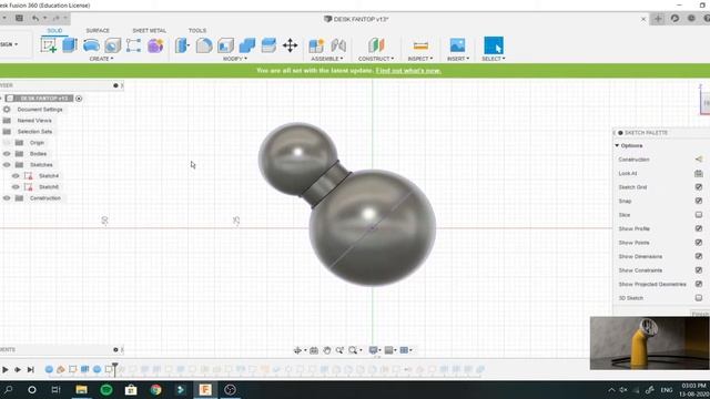 HOW TO MAKE PORTABLE DESK/TABLE FAN | TUTORIAL 2 - FUSION 360 | 3D MODELLING | RENDERING | AUTODESK смотреть онлайн