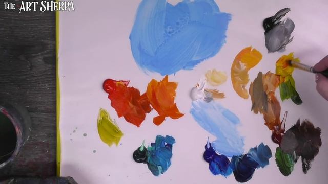 A pair of Birds ?? Easy Daily Painting Step by step Acrylic Tutorials Day #13 AcrylicApril2020 смотреть онлайн