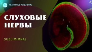ВОЗРОЖДЕНИЕ СЛУХОВЫХ НЕРВОВ (ПОДСОЗНАТЕЛЬНЫЕ ВНУШЕНИЯ) САБЛИМИНАЛ