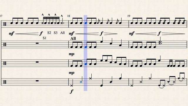 Modification Drumline Cadence