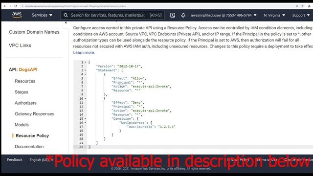 How to Whitelist / Allow an IP Address in AWS API Gateway смотреть онлайн