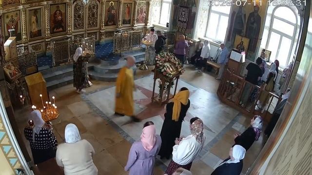 11.07.2023 года. Всенощное бдение. Прямая трансляция. смотреть онлайн
