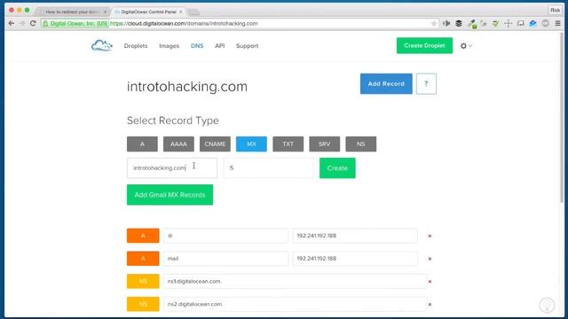 How to redirect your domain emails to gmail for FREE Digital Ocean, PostFix, DNS Setup смотреть онлайн